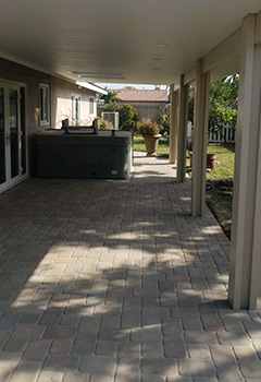 Santa Clarita Sun Roof Patio Cover & Paved Patio